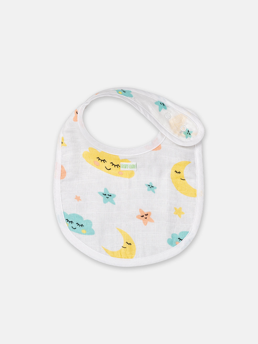 Babyclan Muslin Bib | Soft, Absorbent & Gentle for Feeding Time
