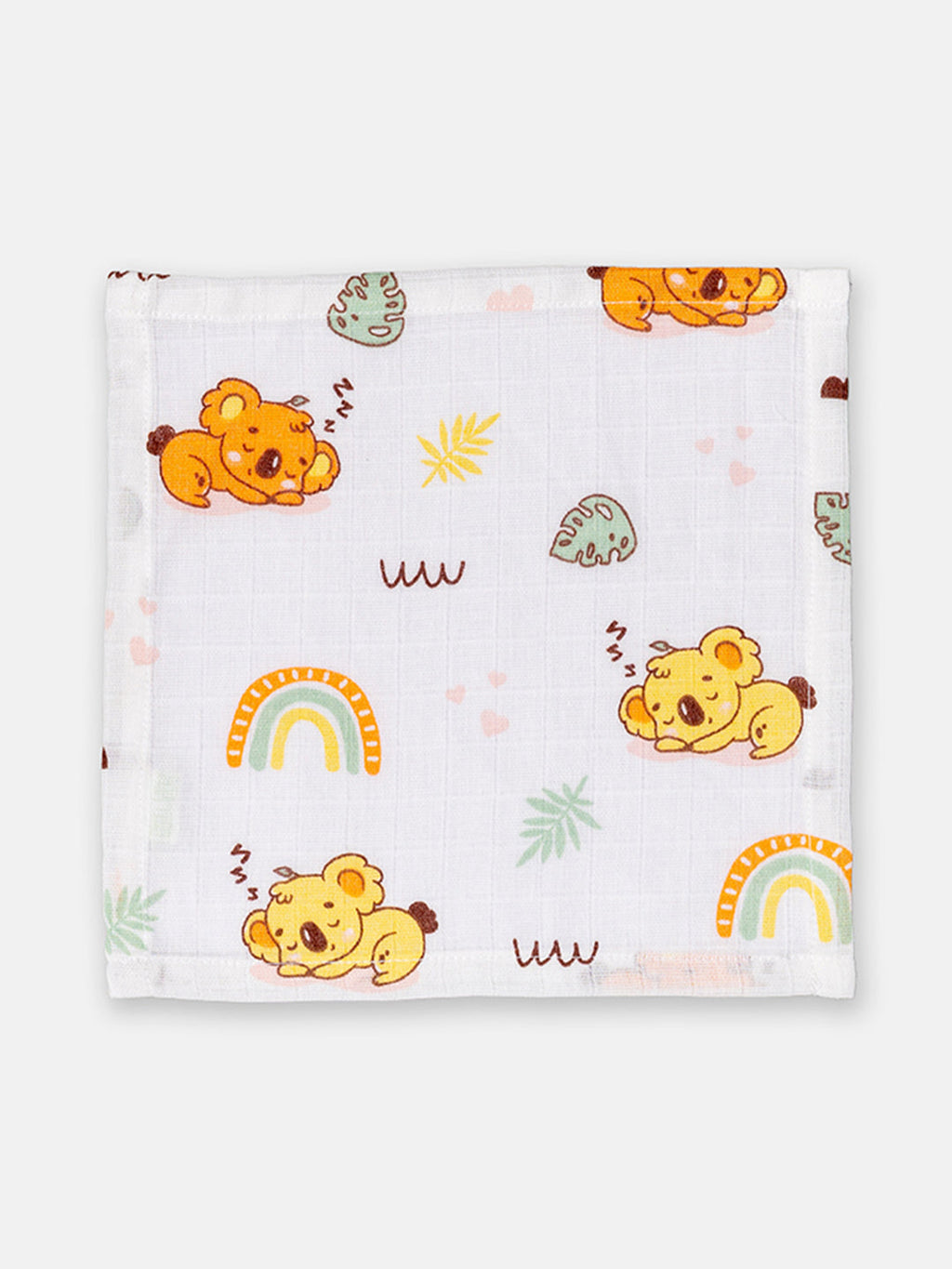 Babyclan Muslin Cloth Wipes - Pack of 4 | Soft, Reusable & Gentle on Baby's Skin