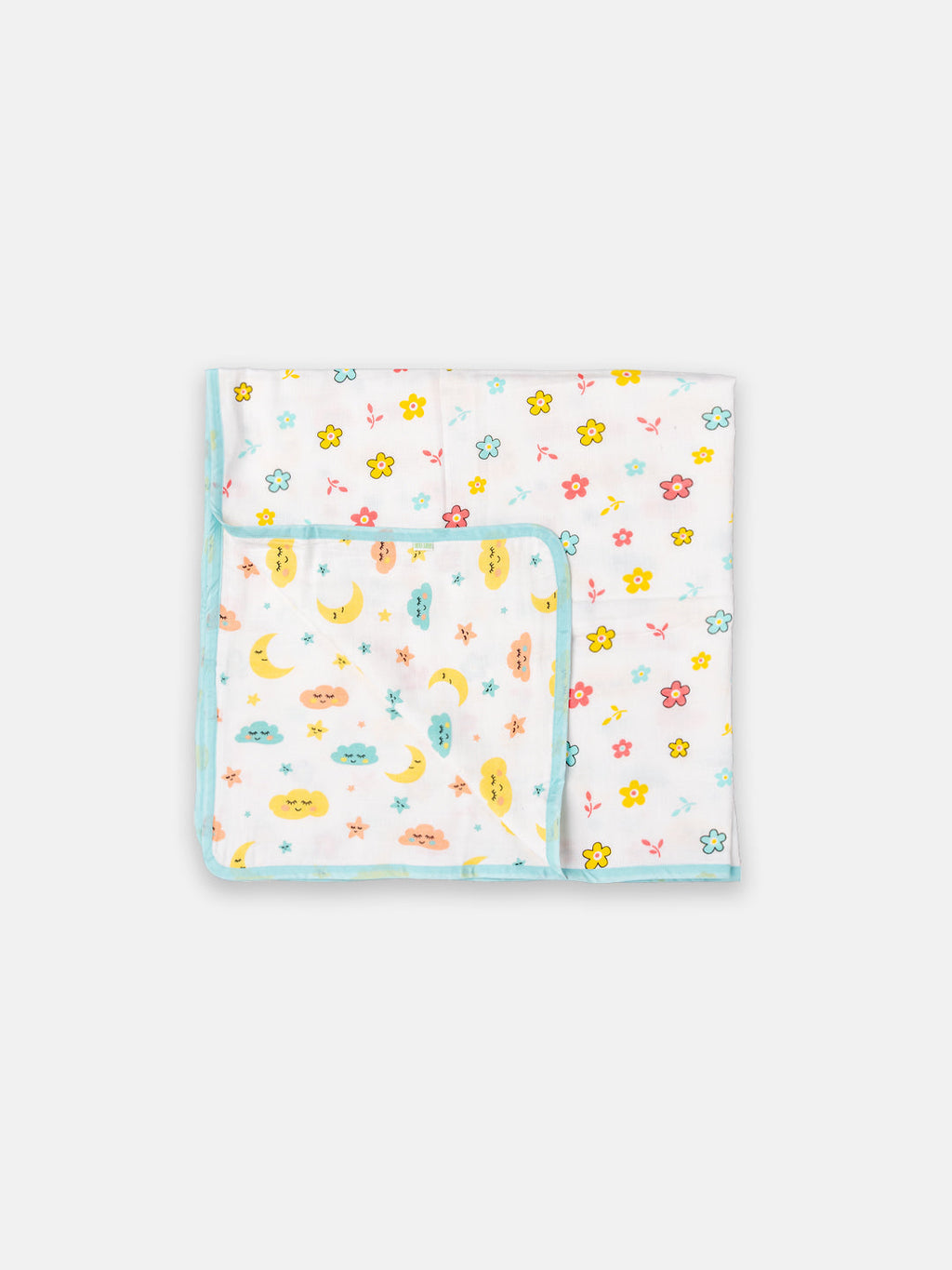 Babyclan Muslin Reversible Blanket/Swaddle | Soft, Lightweight & Multi-Use