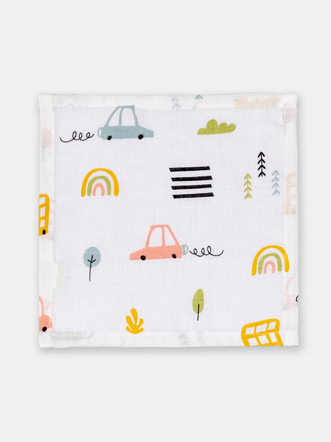 Babyclan Muslin Cloth Wipes - Pack of 4 | Soft, Reusable & Gentle on Baby's Skin