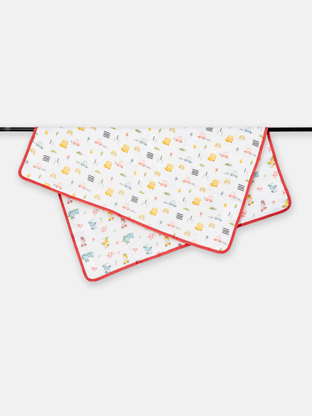 Babyclan Muslin Reversible Blanket/Swaddle | Soft, Lightweight & Multi-Use