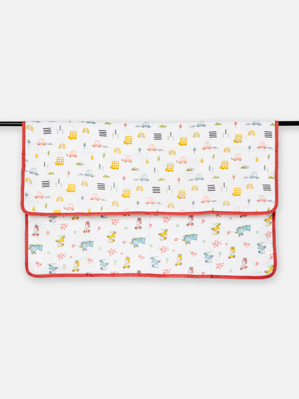 Babyclan Muslin Reversible Blanket/Swaddle | Soft, Lightweight & Multi-Use