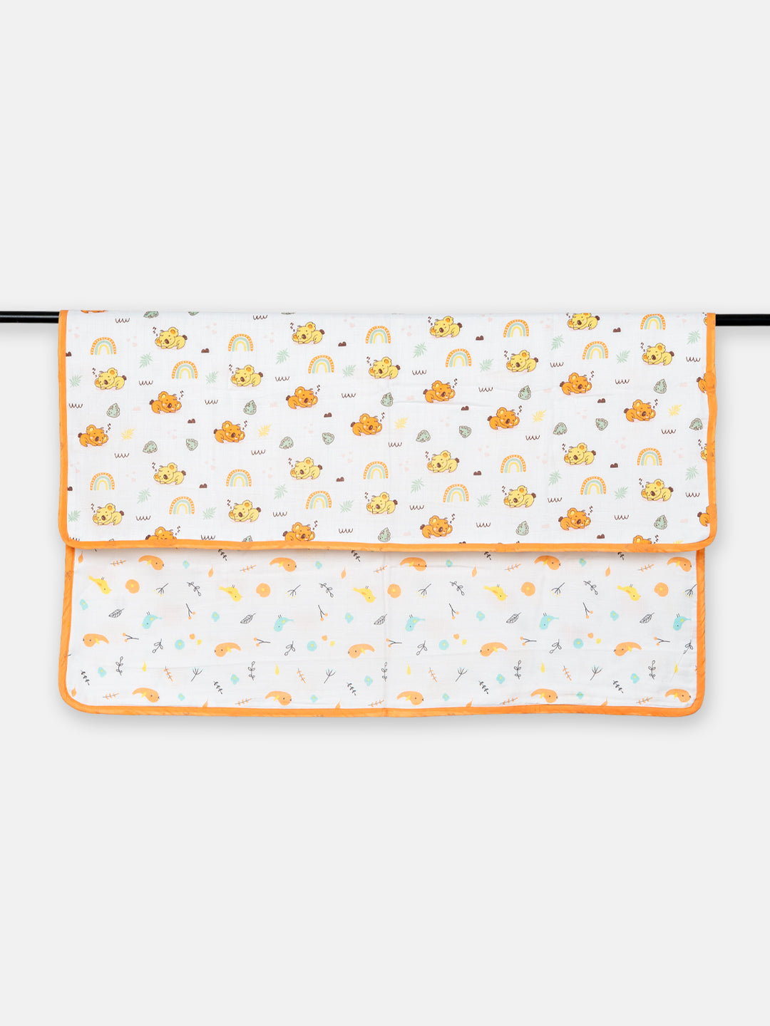 Babyclan Muslin Reversible Blanket/Swaddle | Soft, Lightweight & Multi-Use