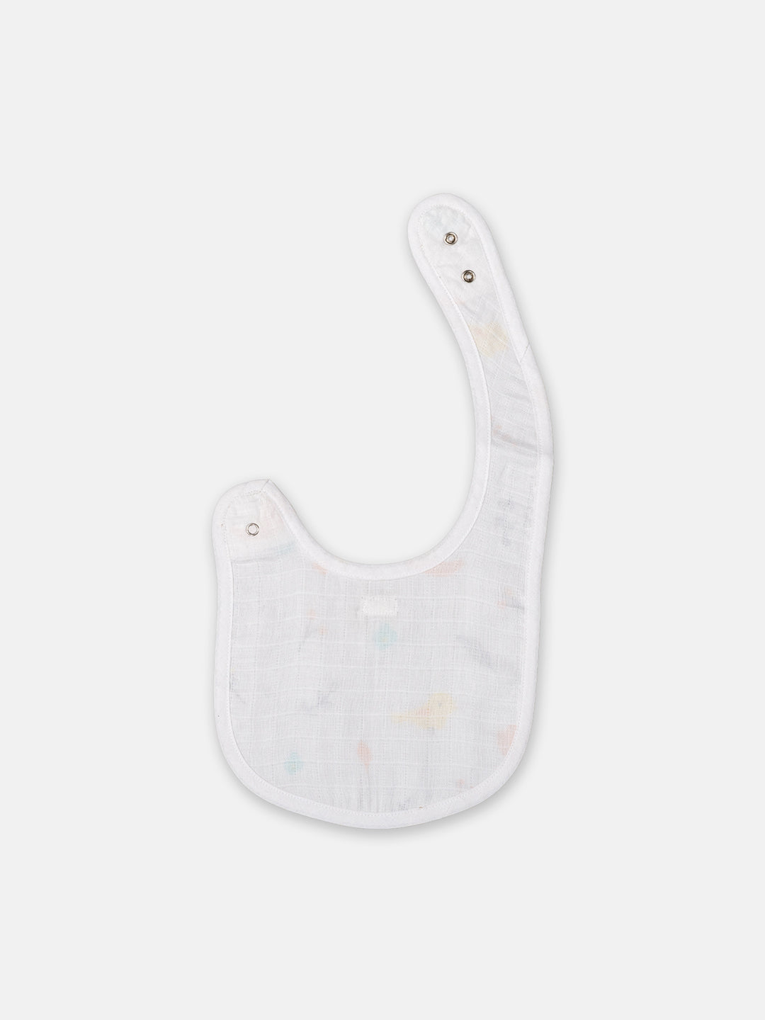 Babyclan Muslin Bibs - Pack of 2 | Soft, Absorbent & Gentle for Feeding Time