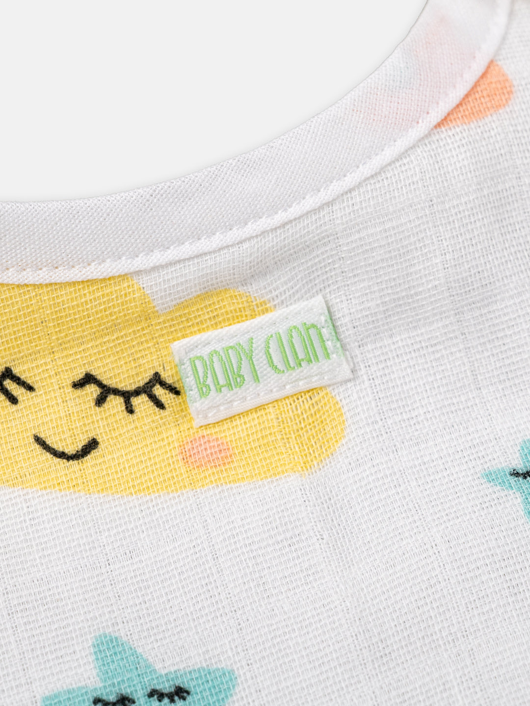 Babyclan Muslin Bib | Soft, Absorbent & Gentle for Feeding Time