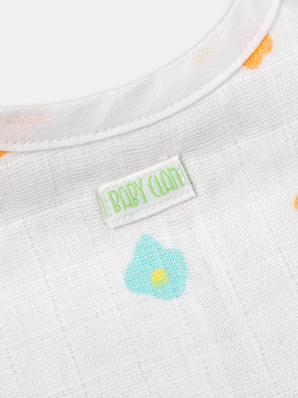 Babyclan Muslin Bib | Soft, Absorbent & Gentle for Feeding Time