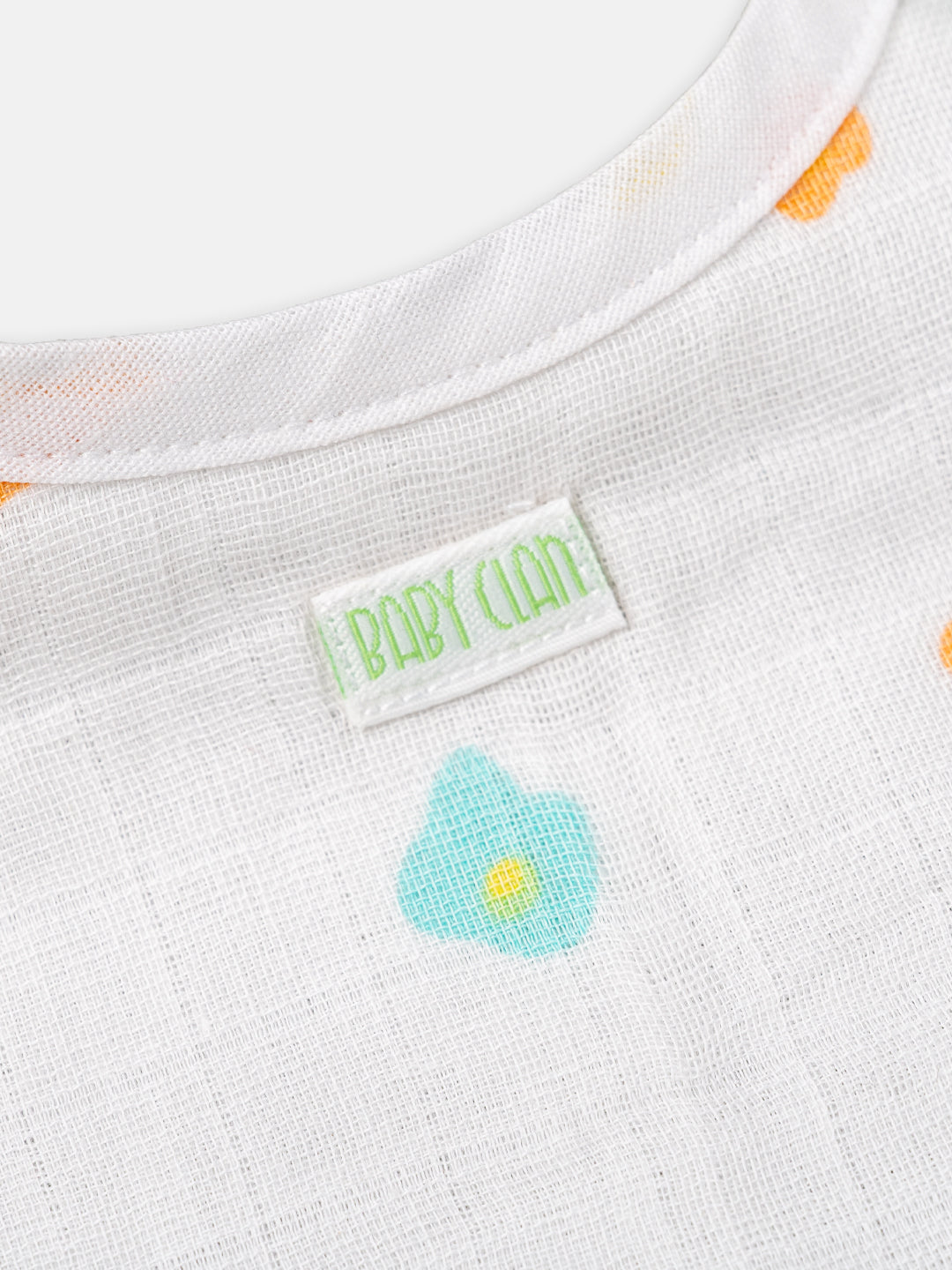 Babyclan Muslin Bib | Soft, Absorbent & Gentle for Feeding Time