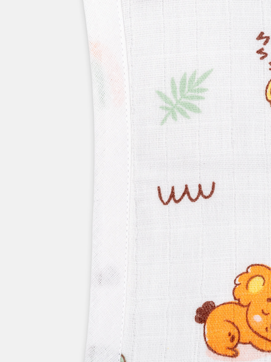 Babyclan Muslin Burp Cloth - Pack of 2 | Soft, Absorbent & Gentle for Newborns