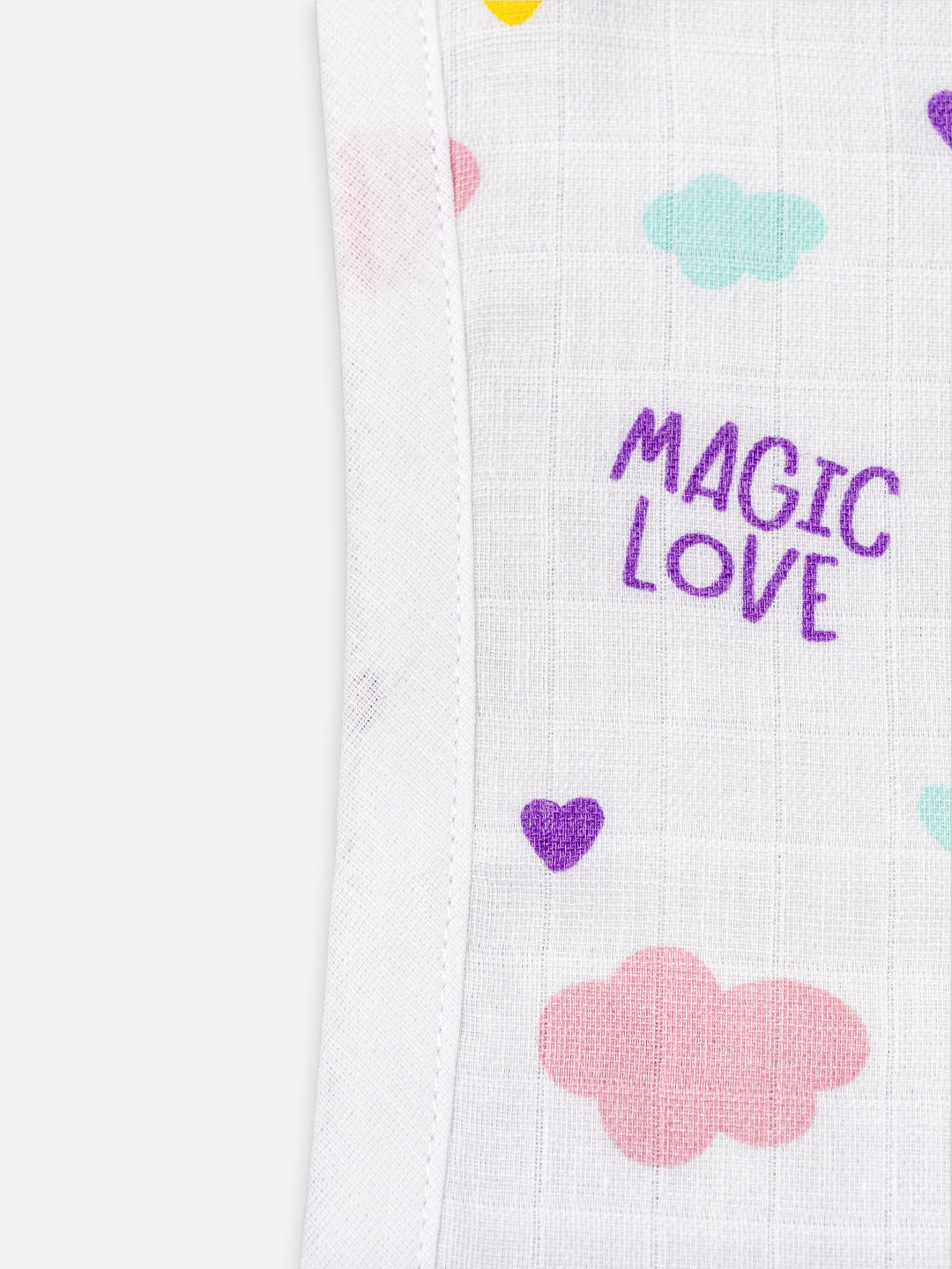 Babyclan Muslin Burp Cloth - Pack of 2 | Soft, Absorbent & Gentle for Newborns