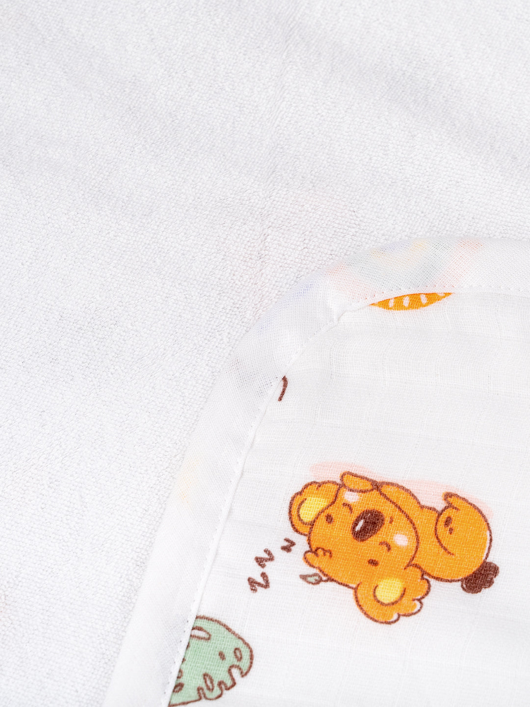 Babyclan Muslin Hooded Terry Towel | Soft Muslin & Absorbent Terry