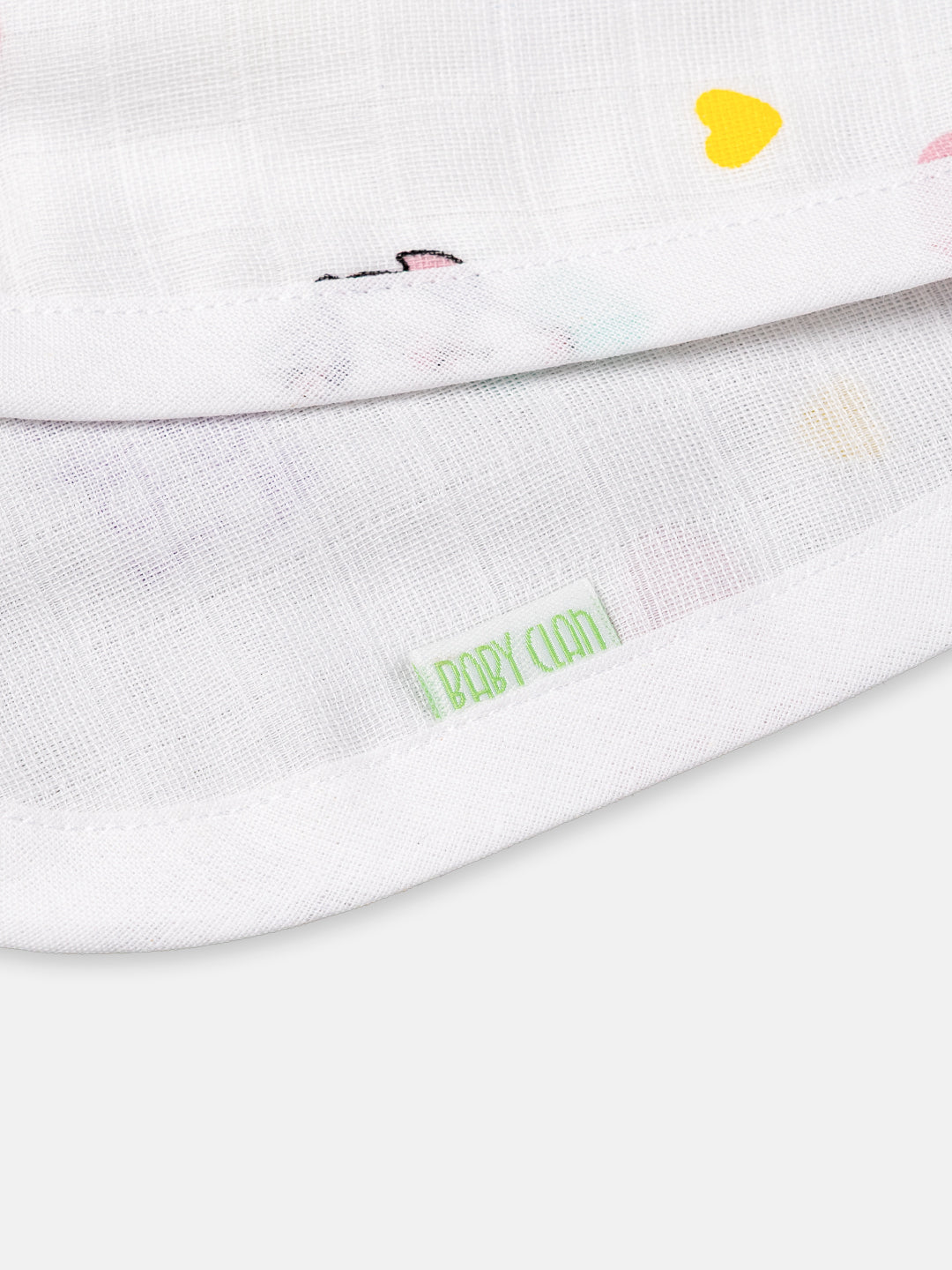 Babyclan Muslin Burp Cloth | Soft, Absorbent & Gentle on Baby Skin