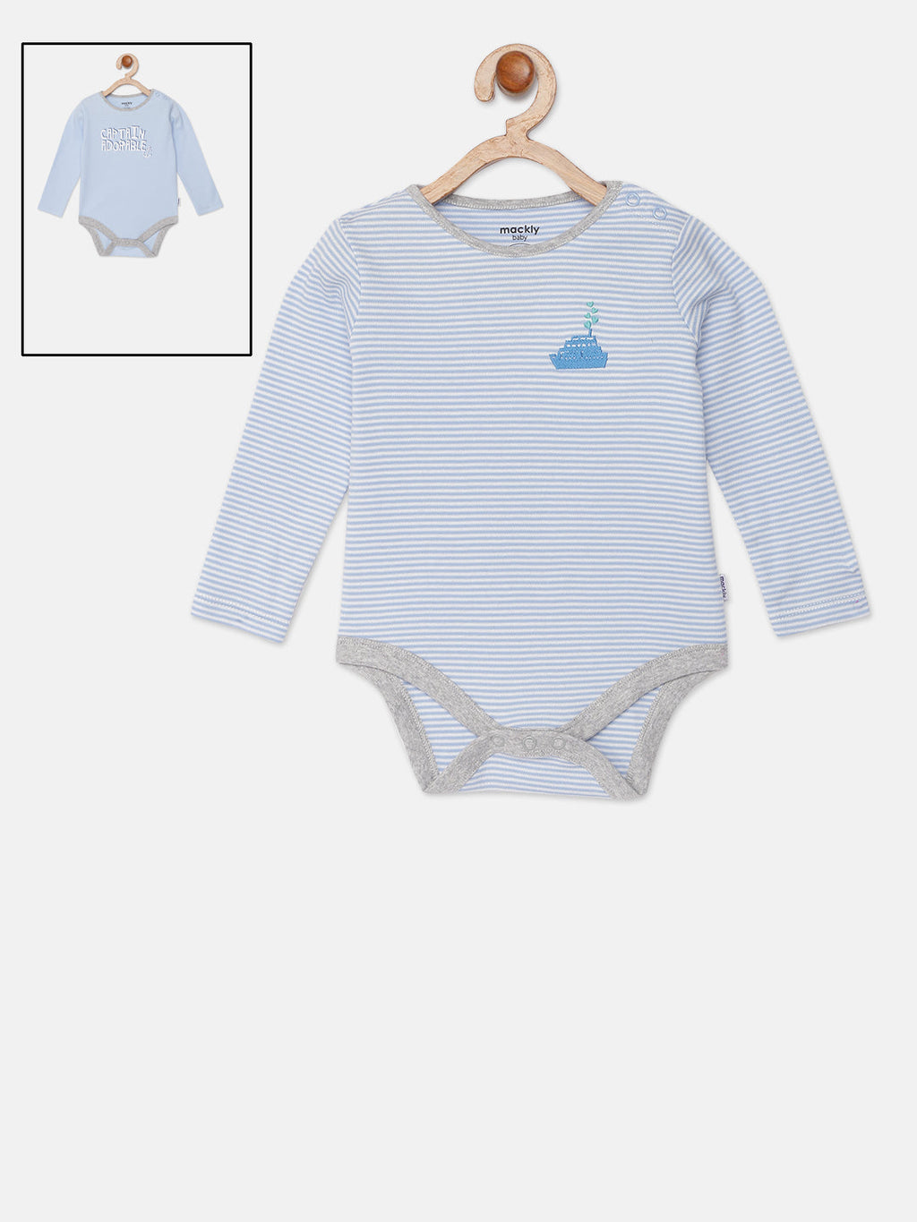 Captain Adorable Printed Bodysuit - Pack of 2