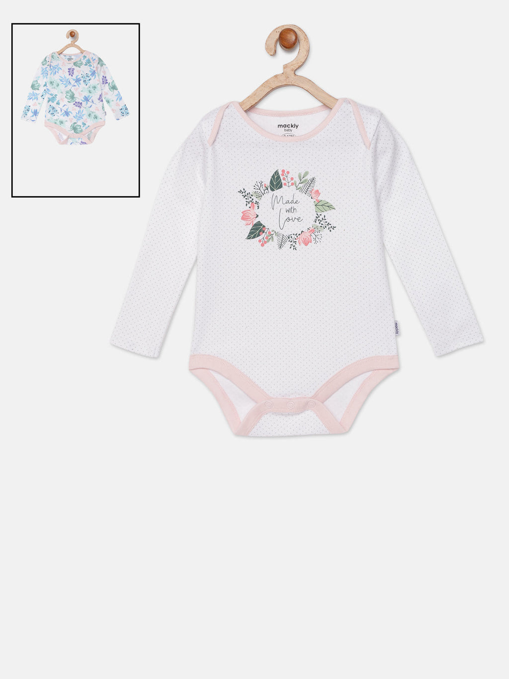 Made With love Bodysuit - Pack of 2