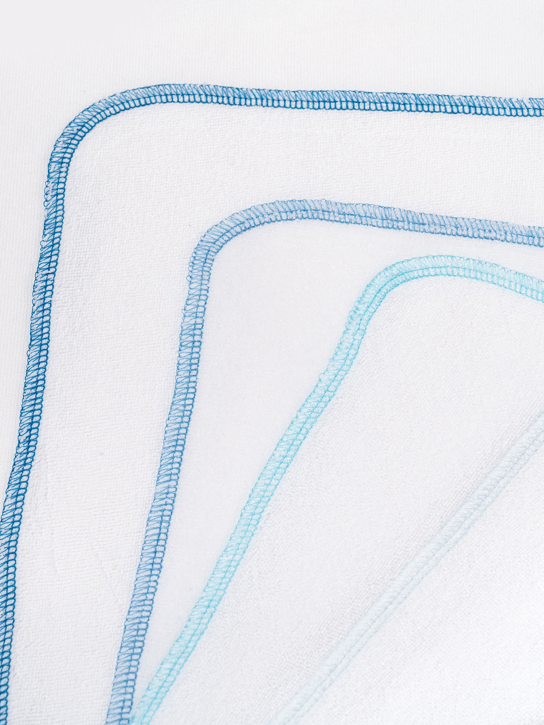 Babyclan Muslin Terry Towel - Pack of 4 | Soft Muslin & Absorbent Terry for Newborns