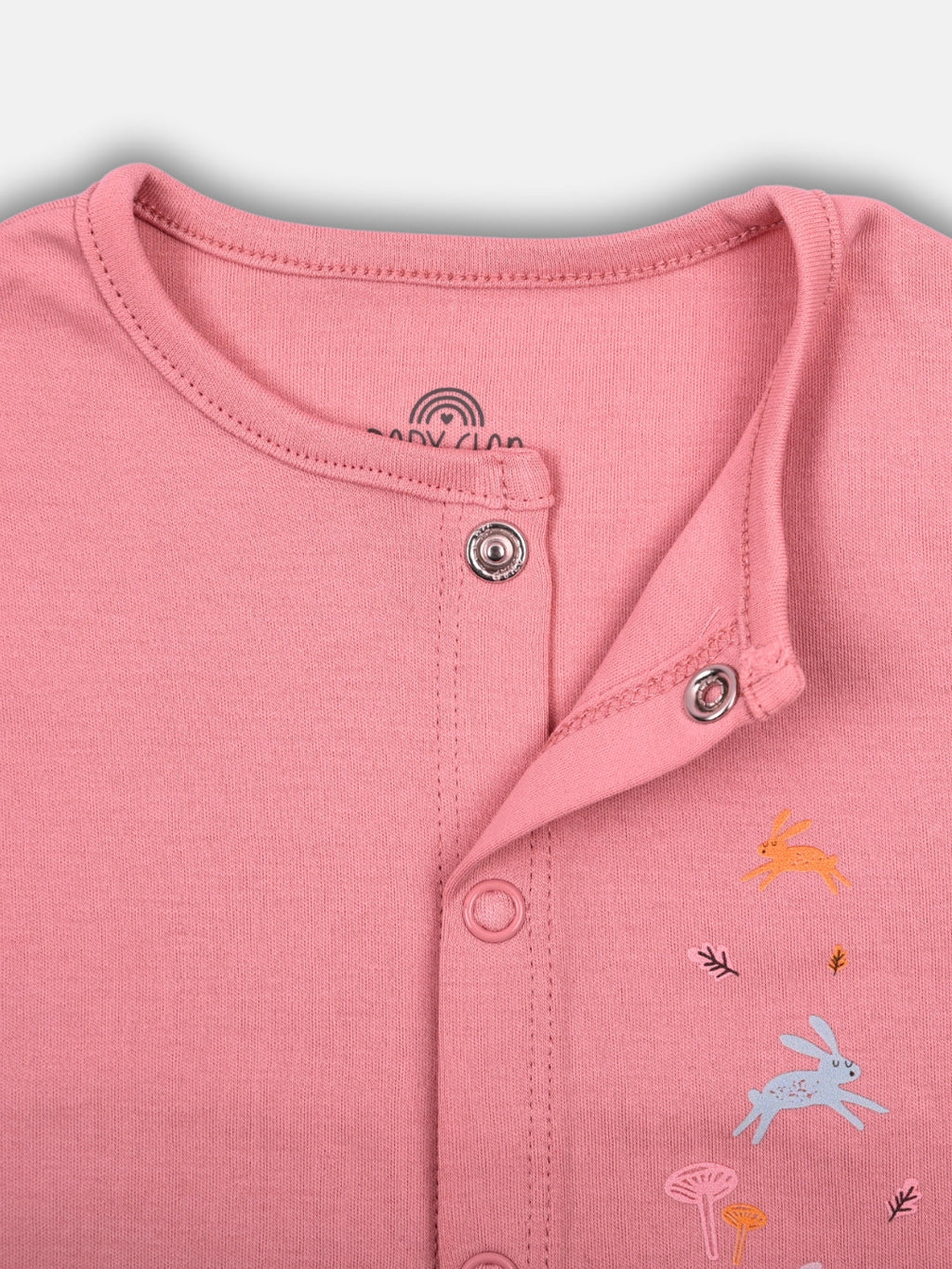 Babyclan Girls Sleeveless Cotton Top & Shorts Set - Front Open Printed - TRUCKLET TOTS