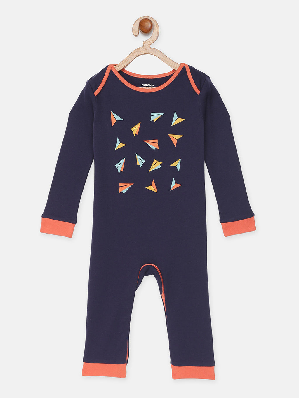 Car & Paper Plane Printed Sleepsuit- Pack of 2