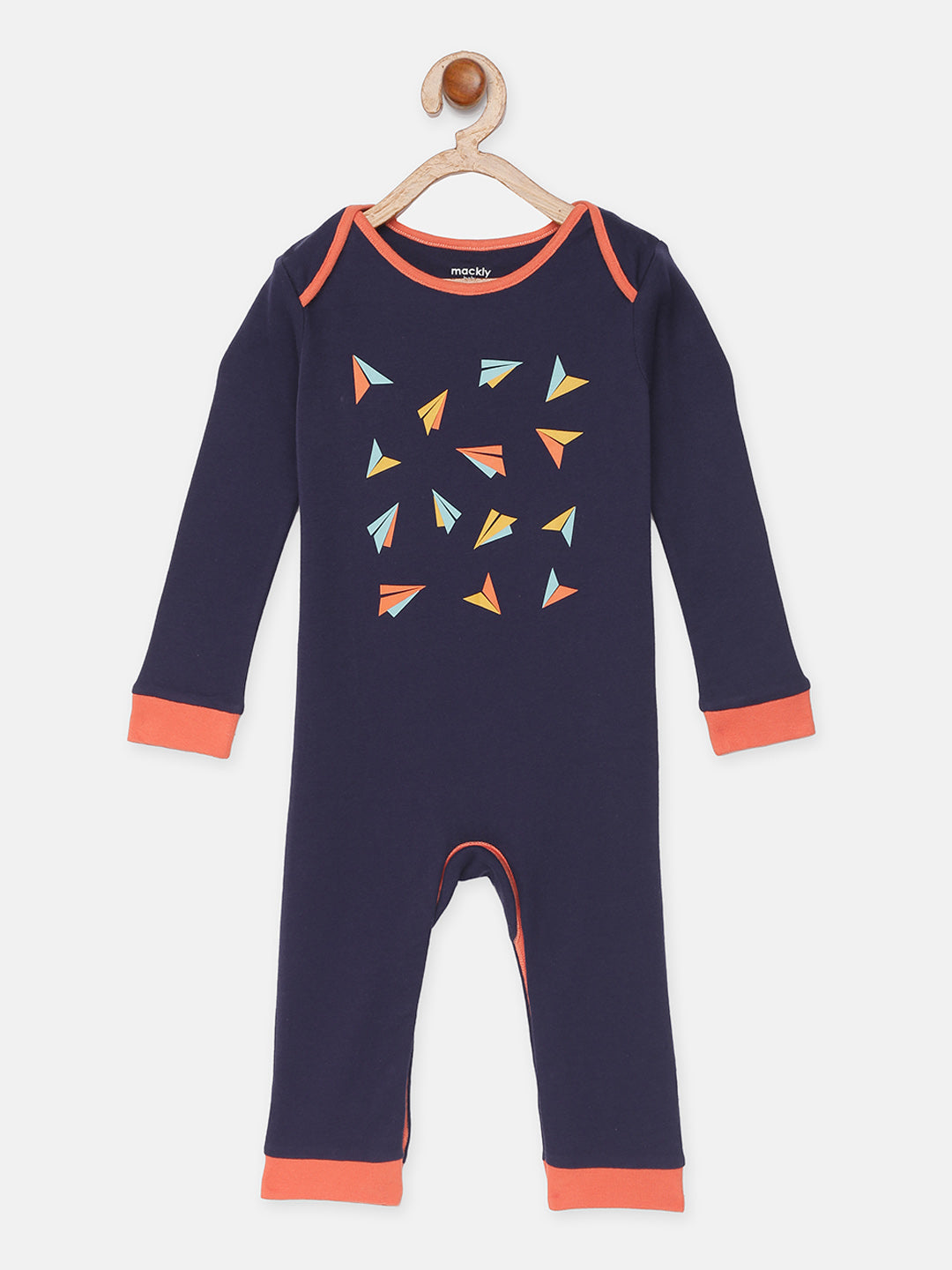 Car & Paper Plane Printed Sleepsuit- Pack of 2