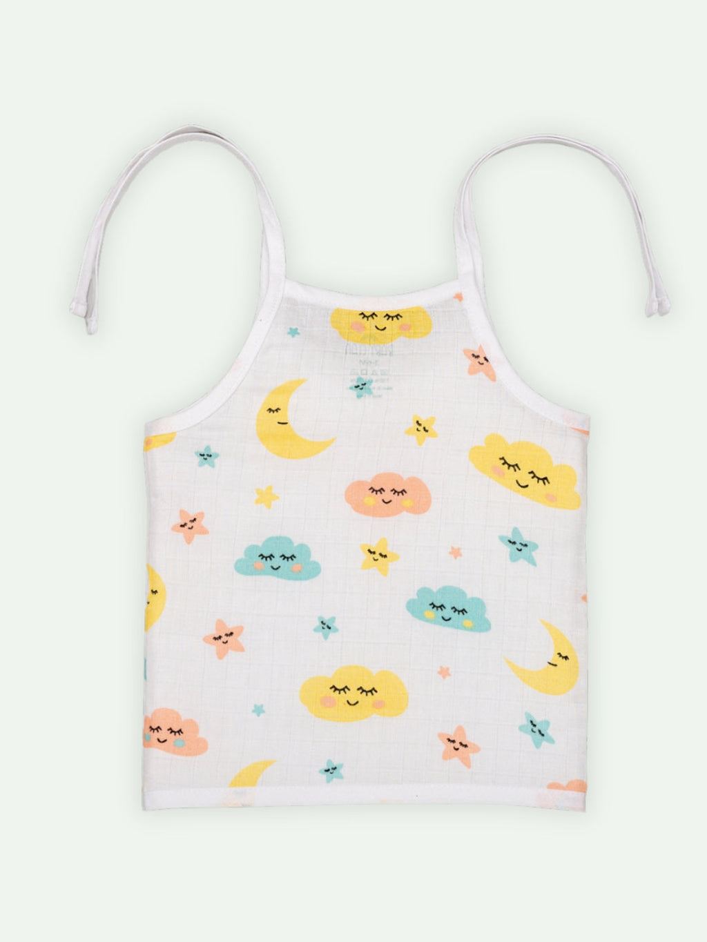 Babyclan Muslin Knotted Jabla Top - Printed (Pack of 3)