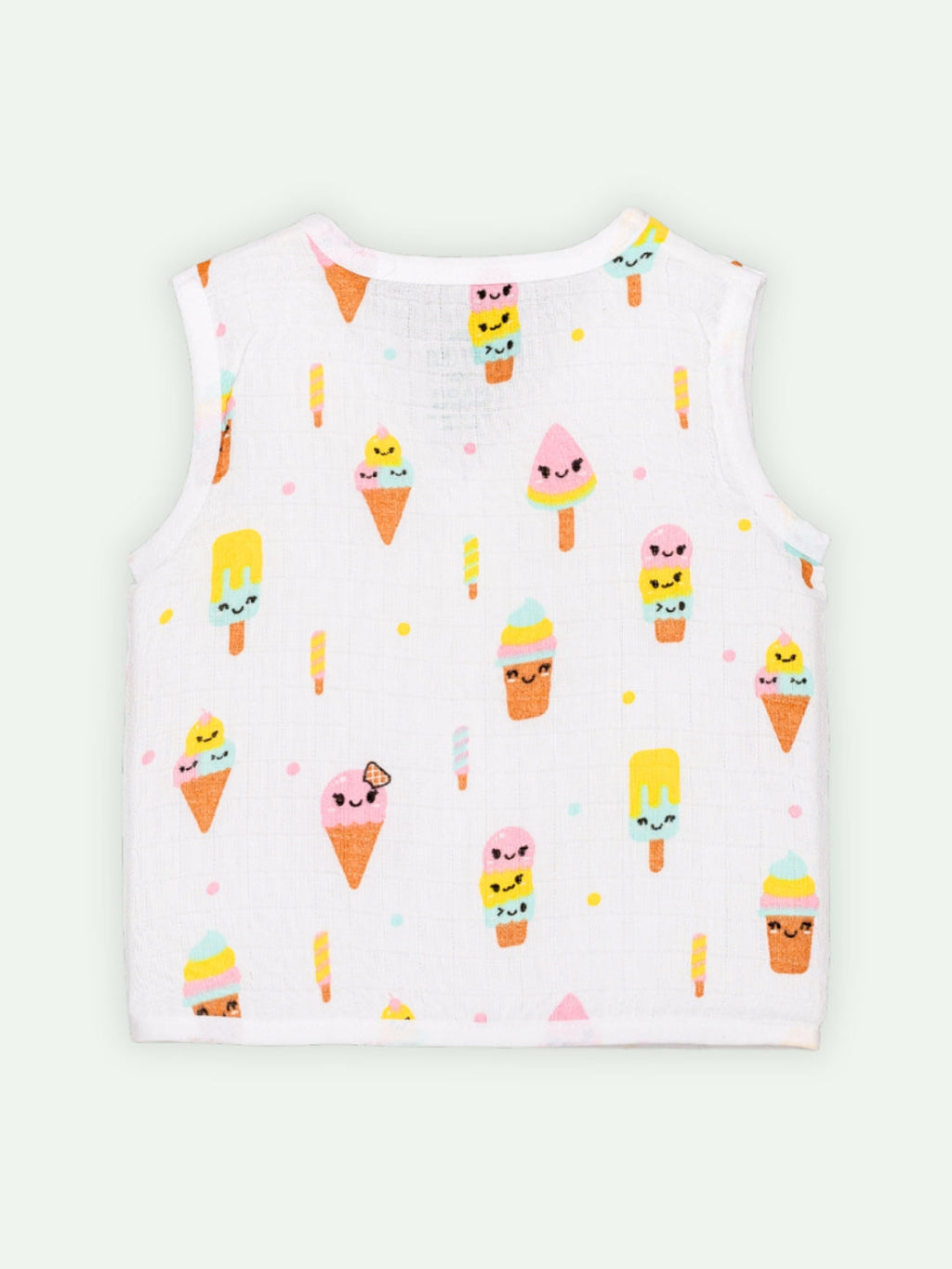 Babyclan Muslin Front Open Jabla Top - (Pack of 5)