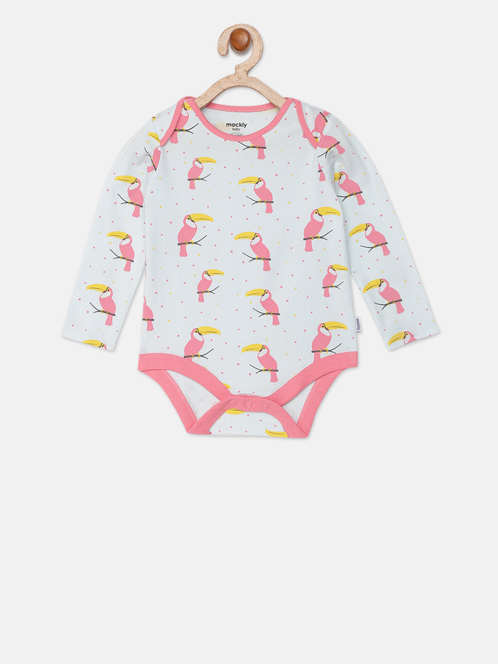 Bird Aop Bodysuit - Pack of 2